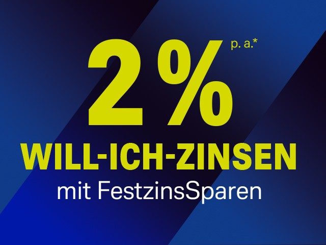 2% Will-ich-Zinsen