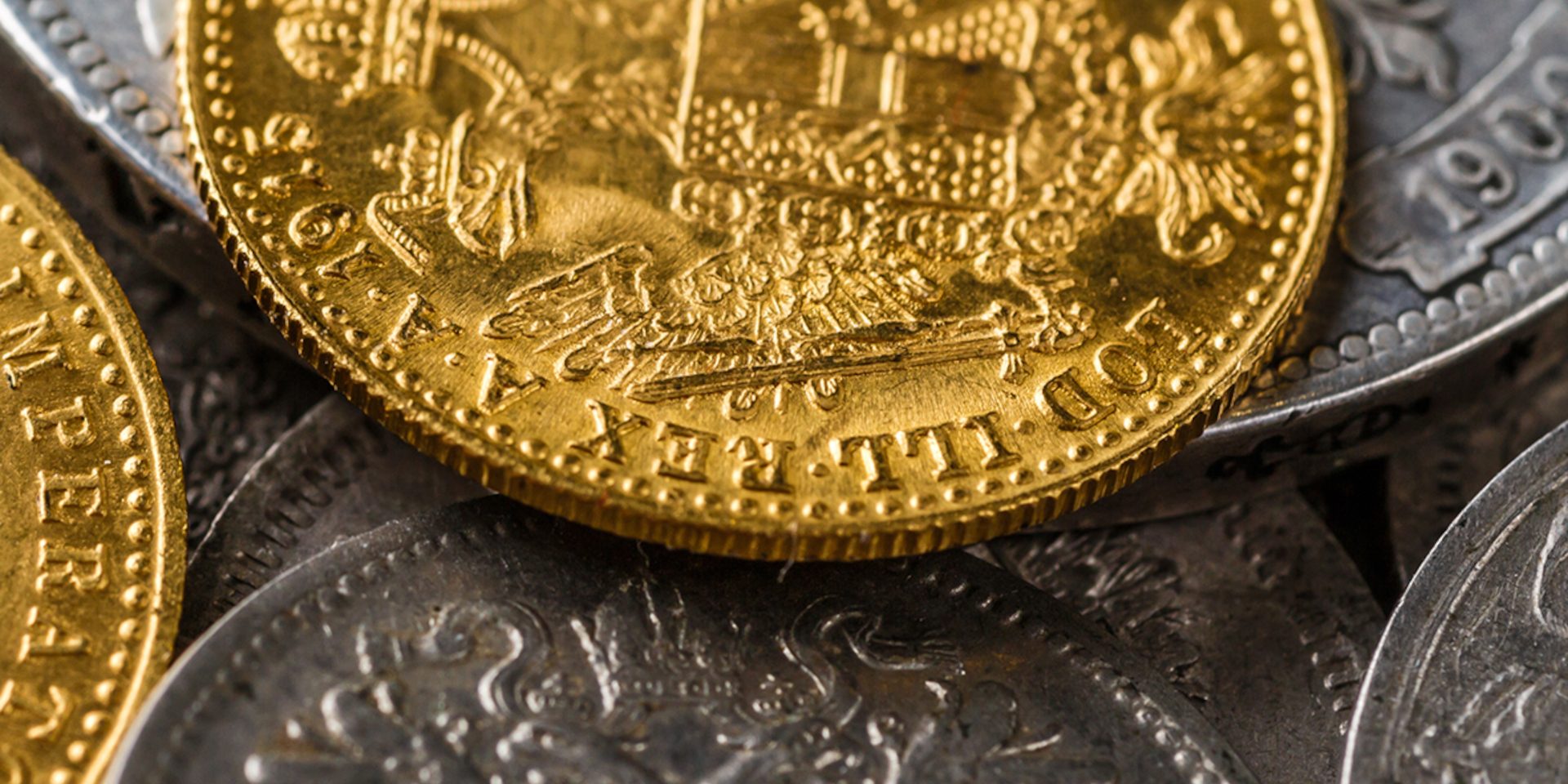 Gold- und Silbermünzen
