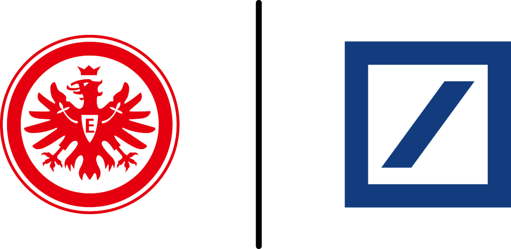 Logos Deutsche Bank und Eintracht Frankfurt