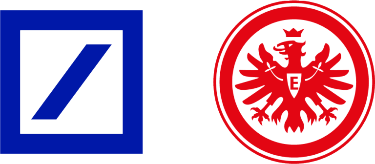 Logos Deutsche Bank und Eintracht Frankfurt Logos Deutsche Bank und Eintracht Frankfurt