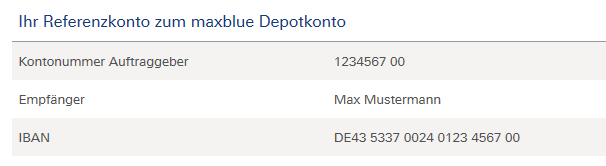 Referenzkonto