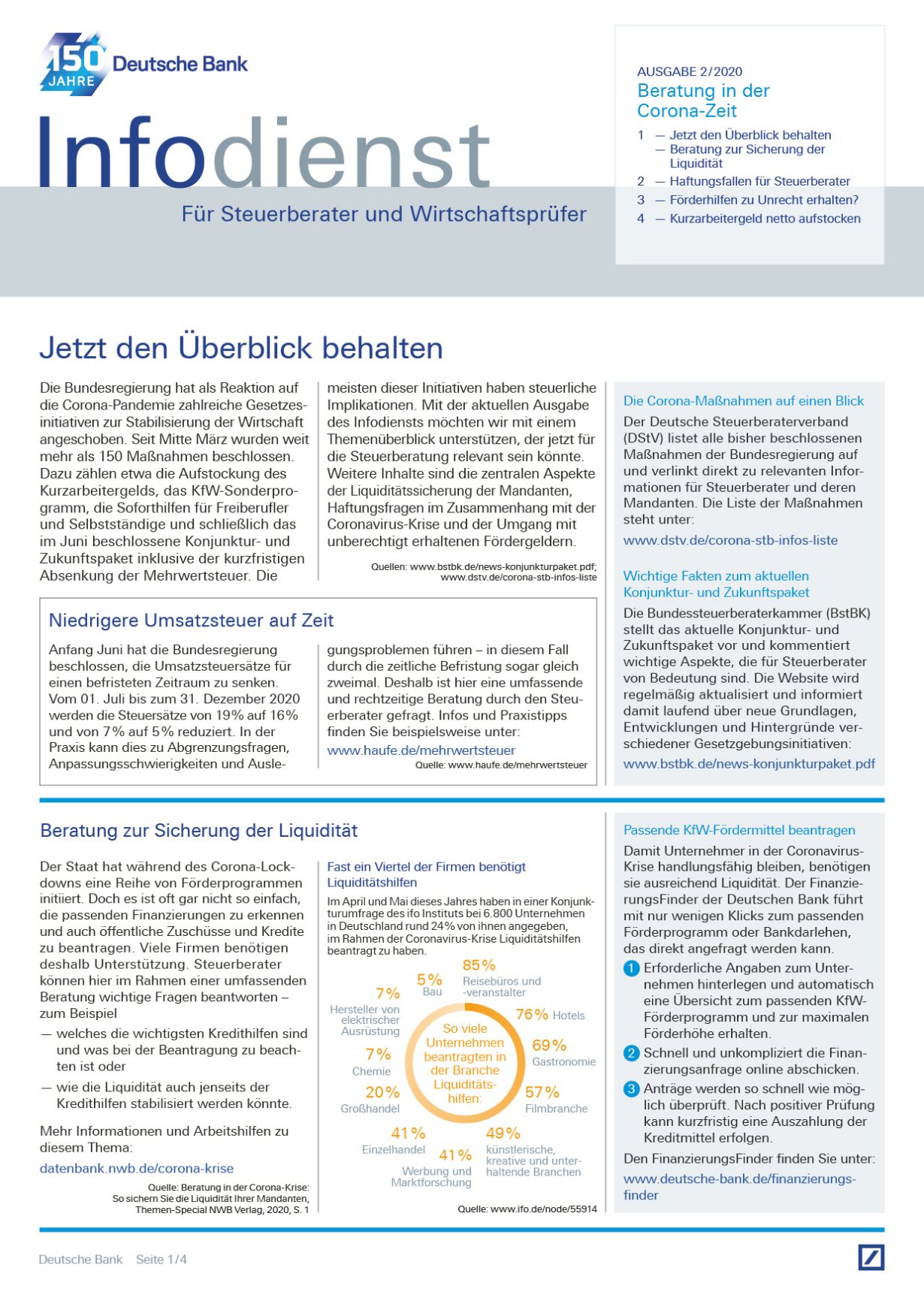 Infodienst Steuerberater und Wirtschaftsprüfer 02/2020