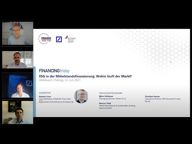 ESG in der Mittelstandsfinanzierung