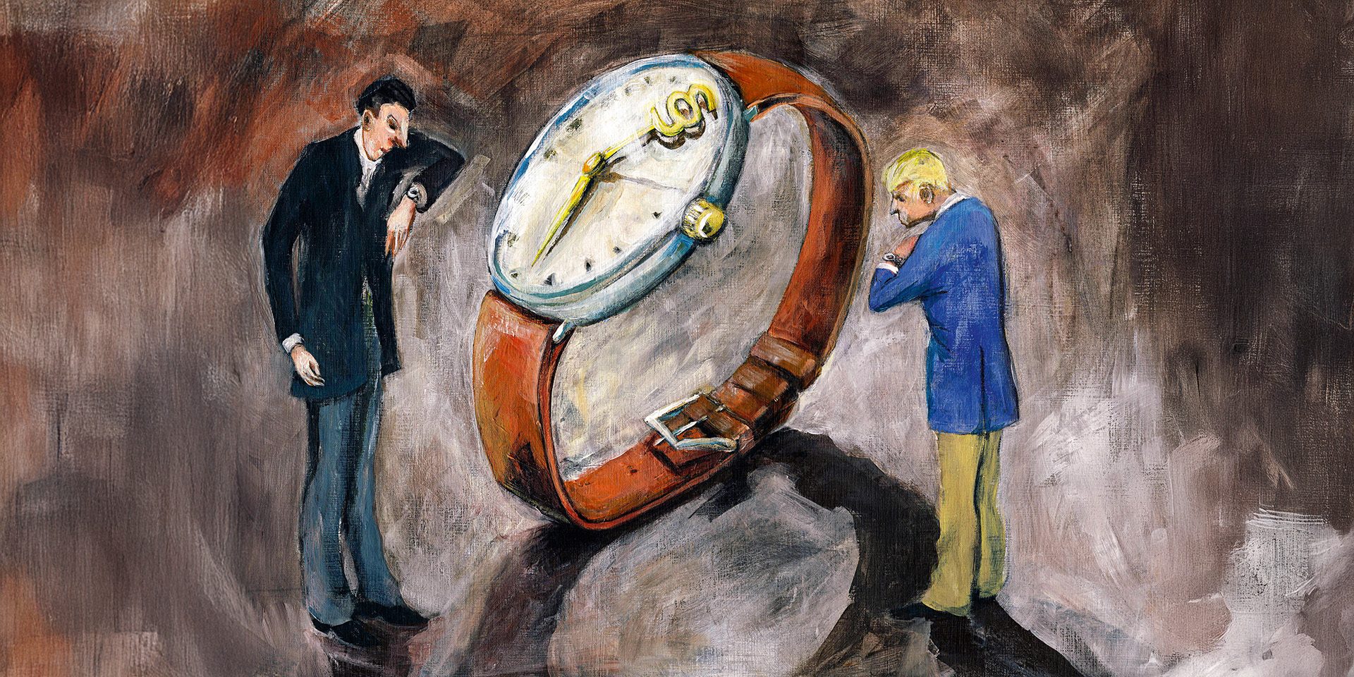 Chef und Mitarbeiter pflegen die Zeit verschieden zu interpretieren.